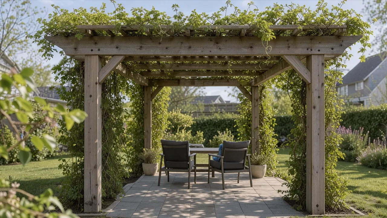 Pergola z lamelami